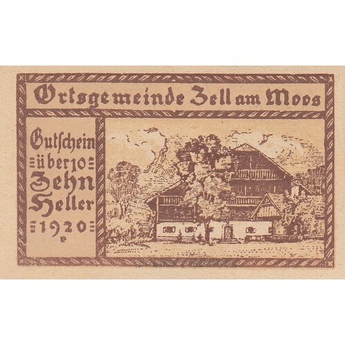 Австрия, Целль-ам-Мос 10 геллеров 1914-1920 гг. (2) австрия целль ам зе 20 геллеров 1920 г
