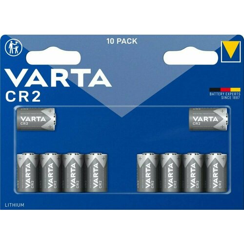 Батарейка Varta (CR2, 10 шт.) (6206301461) батарейка литиевая tekcell sb c02 3 6в