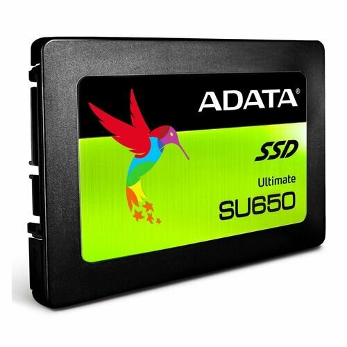 SSD накопитель A-Data Ultimate SU650 ASU650SS-1TT-R 1ТБ, 2.5, SATA III, SATA ssd накопитель a data ultimate su650 sata iii 960gb 2 5 asu650ss 960gt c