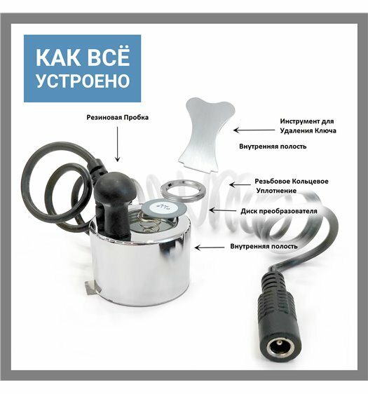 Изображение Диафрагма 3 шт + Ключ для парогенератора 3D камина