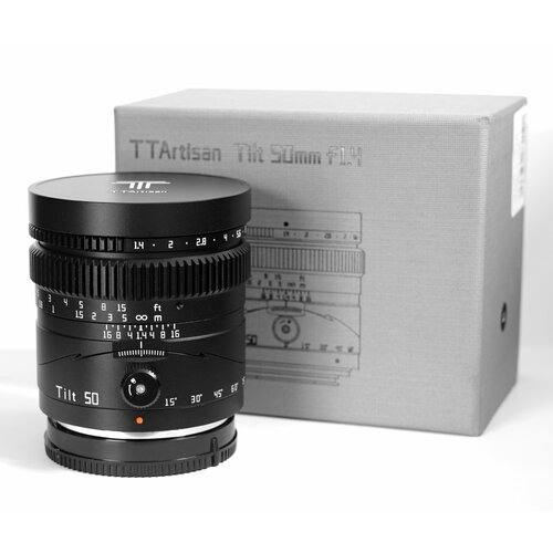 TTartisan 50mm F1.4 Tilt Full Frame для Canon EOS R