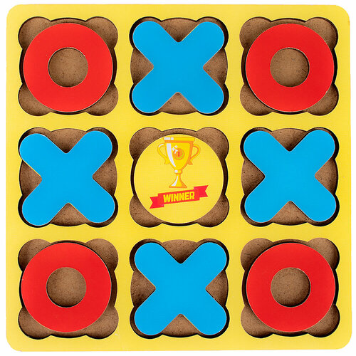 Игра настольная логическая крестики-нолики мастер ВУД DXO_2