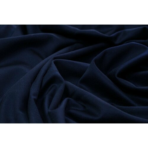 Ткань пальтовый кашемир насыщенного синего цвета ткань пальтовый кашемир черного и молочного цвета