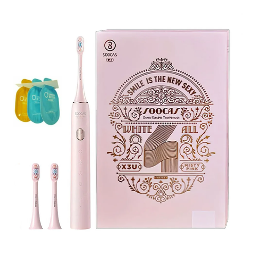 Электрощетка Зубная Soocas X3U с набором для полосканияfresh your breath Pink CN 449000₽