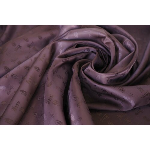 Ткань подклад из вискозы цвета темных румян