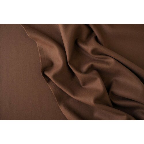 Ткань сукно шоколадного цвета ткань хлопок шоколадного цвета италия
