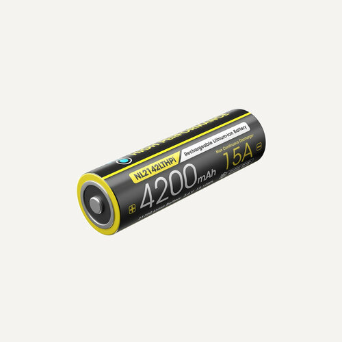 Nitecore Аккумулятор NITECORE NL2142LTHPi 21700 для i моделей Li-Ion 15А, 4200 mAh, -40°C