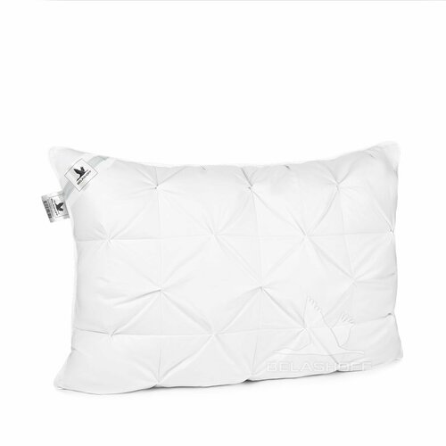 ООО Полишвей ПК Подушка Пуховая Бьянко с буфами 50х70 - 100 пуха 4200₽