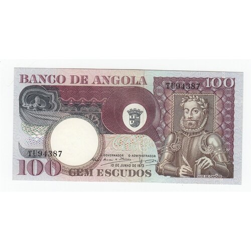 Ангола 100 эскудо 1973 г. (1) ангола 1000 эскудо 10 6 1973 г 5