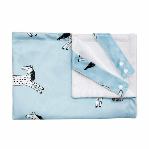 Тёплый плед LeoKid Blanket, цвет Blue Magic Horse