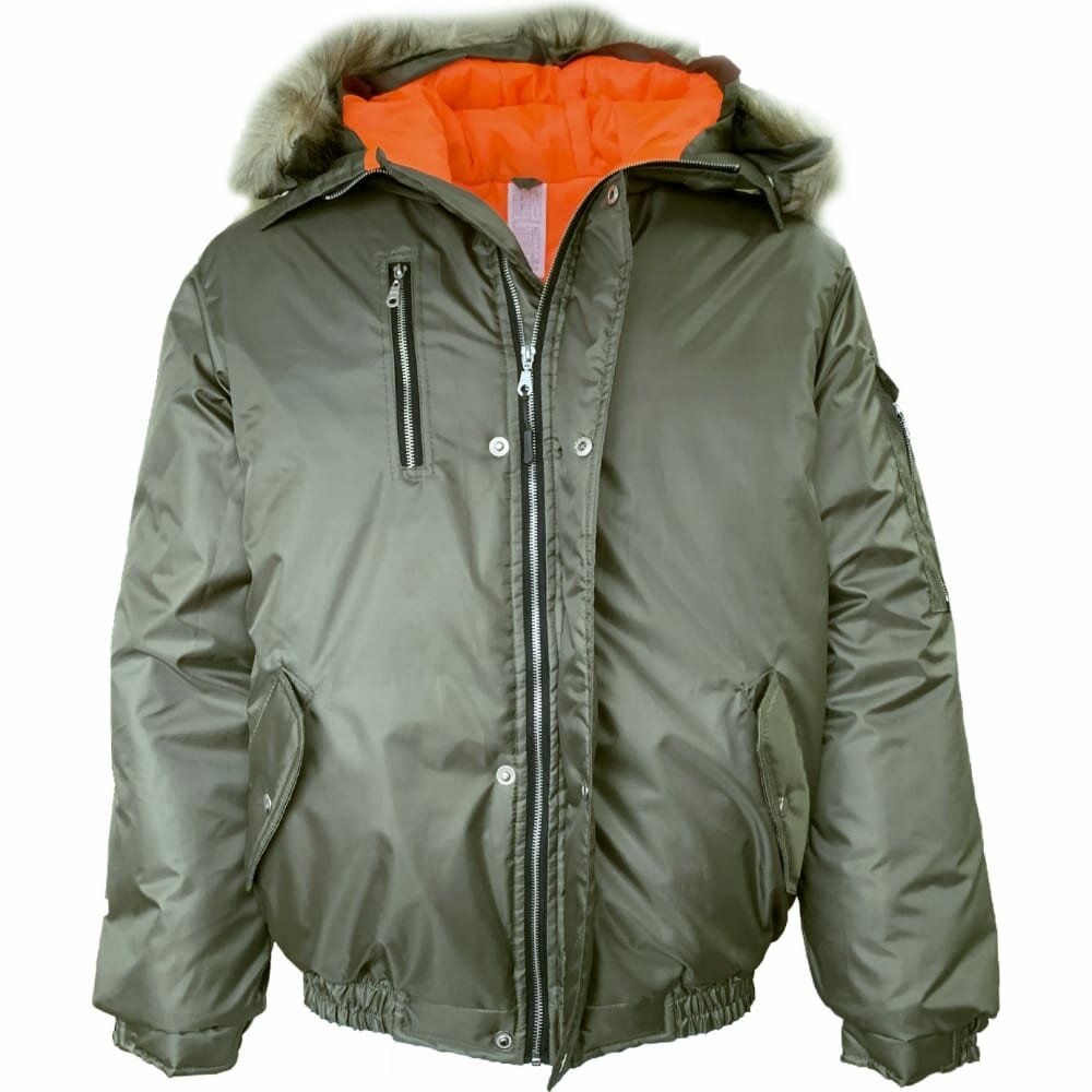 Куртка Спрут Аляска короткая хаки р. (44-46) 88-92/170-176 130238