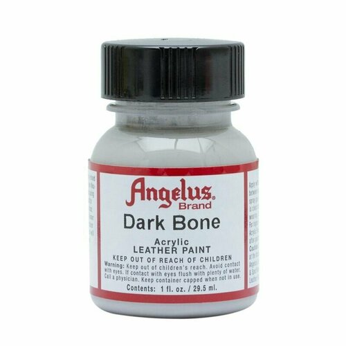 Акриловая художественная краска Angelus для ткани и кожи, Dark bone 157 (темная кость), 29.5 мл