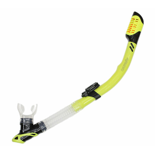Aquatec Трубка SN-410 Full Dry прозрачный силикон, желтый