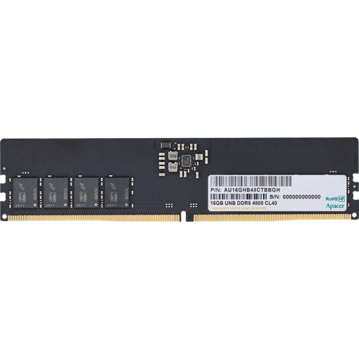 Оперативная память 16Gb DDR5 4800MHz Apacer (AU16GHB48CTBBGH) (FL.16G2A. PTH)