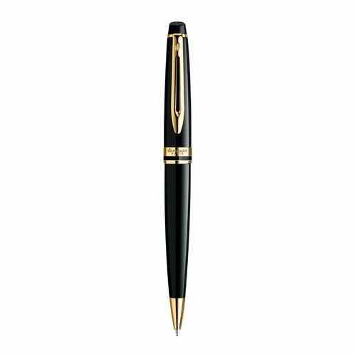 ручка шариковая waterman expert 3 gt m синие чернила коробка laque black Ручка шариков. Waterman Expert 3 (CWS0951700) Black Laque GT M чернила син. подар. кор.