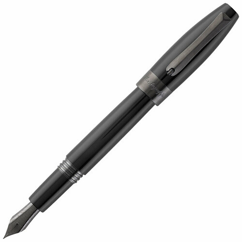 Перьевая ручка Montegrappa Fortuna Ruthenium F. Артикул FORT-L-FP-F черный