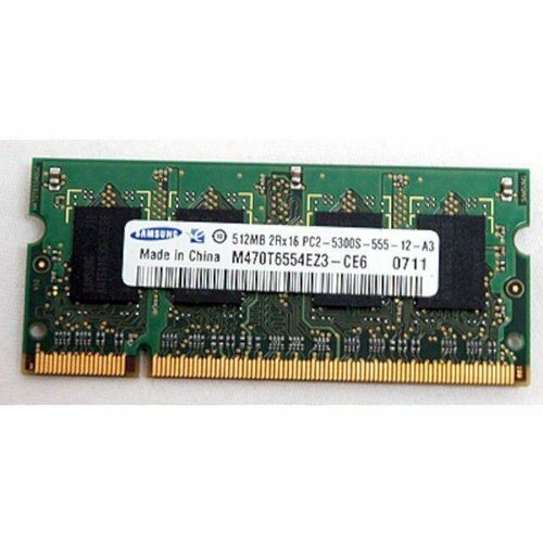 SEC SoDimm DDR2 Pc2-5300S 512 Мб 35000₽