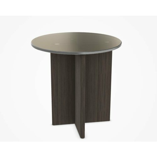 Кофейный столик Polyura W48 D48 H44 Grey Wood, Bronzed Glass Ditre Italia