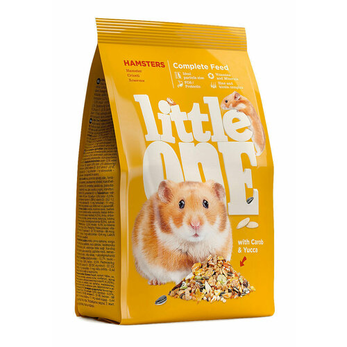 little one dwarf hamsters корм для карликовых хомяков 400 гр х 2 шт Little One Корм для хомячков, пакет 900 г * 4 шт