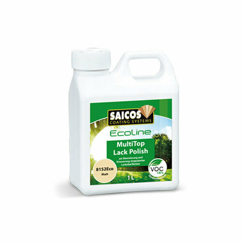 Концентрат Saicos Ecoline Magic Cleaner для особо сильных загрязнений для очистки и ухода за полами 8152 Eco матовый 1 л