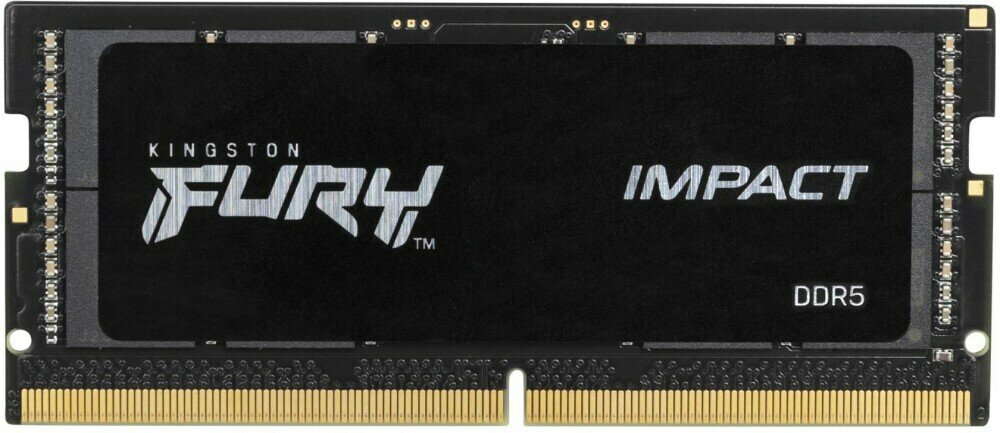 Оперативная память 16Gb DDR5 5600MHz Kingston Fury Impact SO-DIMM (KF556S40IB-16)