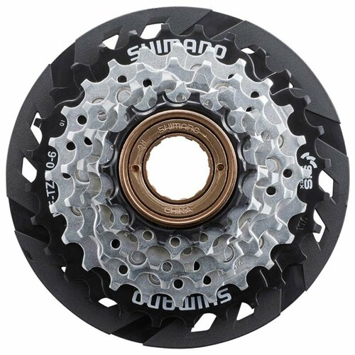 SHIMANO Трещотка Shimano MF-TZ510 без упаковки (6ск, 14-28, с защитой) трещотка shimano tz510 7 скоростей 14 28 без упаковки