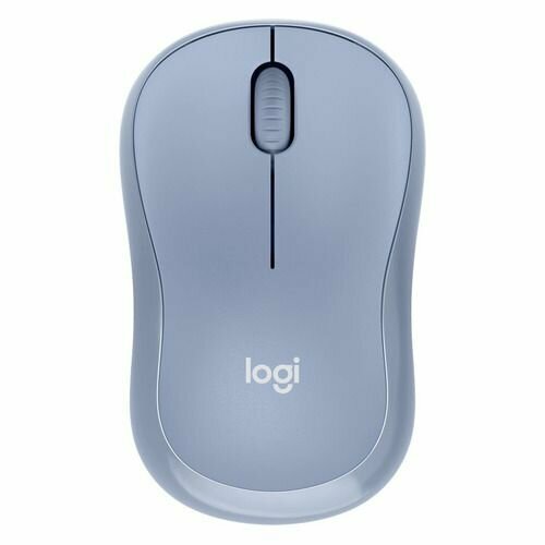 Мышь Logitech Silent M221 оптическая беспроводная USB голубой и серый 910-006111 167000₽