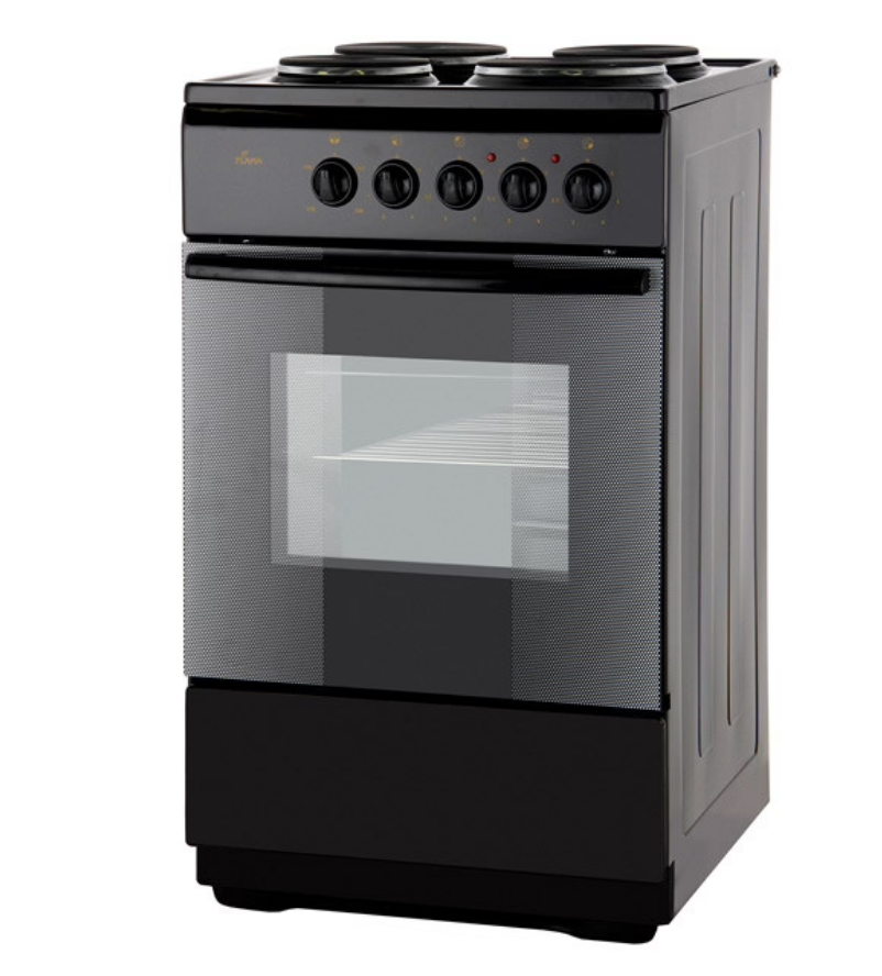 фото Электрическая плита (50-55 см) Flama АЕ14010 Brown