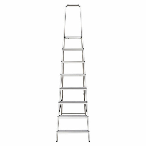 Стремянка алюминиевая 8 ступеней 80 мм 17 м Hesler 11804₽