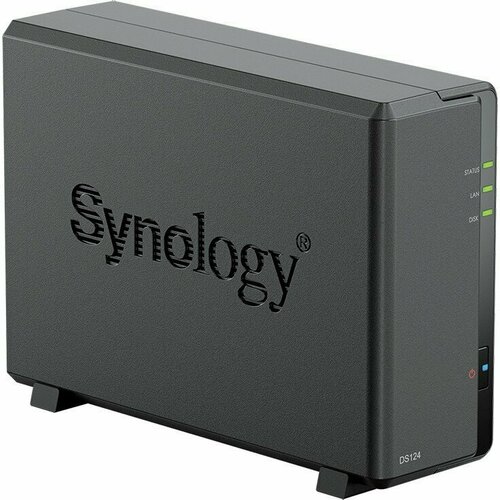 Сетевое хранилище (NAS) Synology (DS124) сетевое хранилище nas synology ds120j 512mb