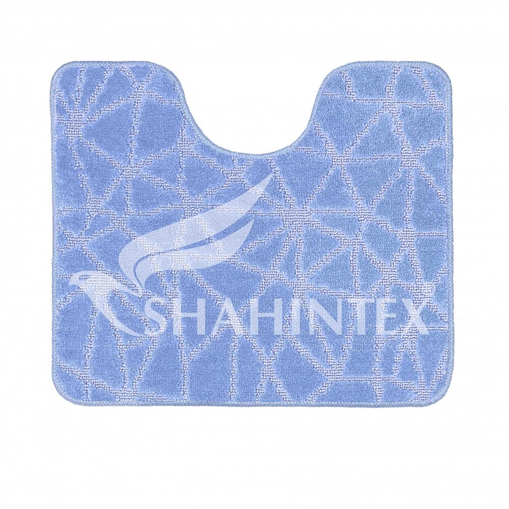 Коврик Д/В SHAHINTEX РР 60*50 001 голубой