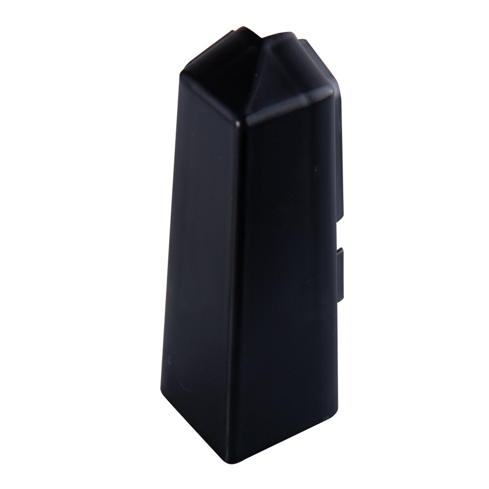 Угол наружный для плинтуса Salag NG 80 мм  цвет черный   1 шт  