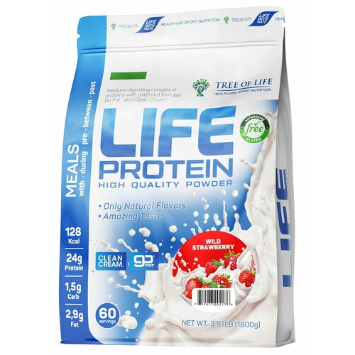 Tree of Life Life Protein 1800 гр (клубника)