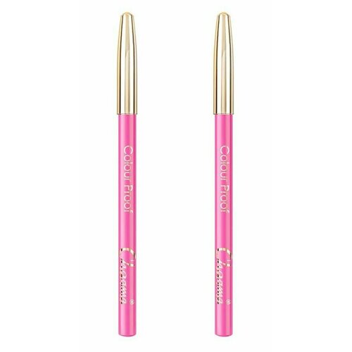 Charme Карандаш для губ серии Colour Proof, Розовая азалия, 2 шт.
