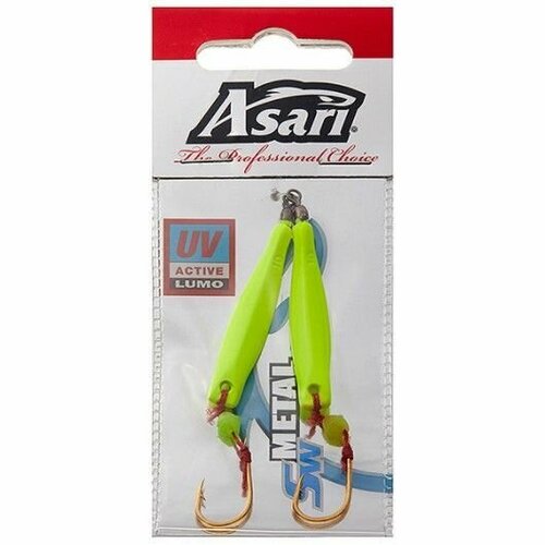 Приманка Asari Banana HD #10гр 60 Fluo Yellow