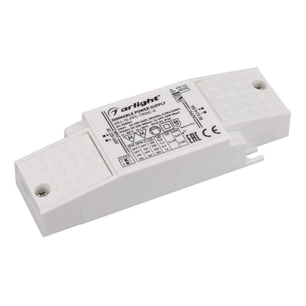 Arlight Блок питания Arlight ARJ-10-PFC-Triac-A 29V 10W IP20 0,35A 026042