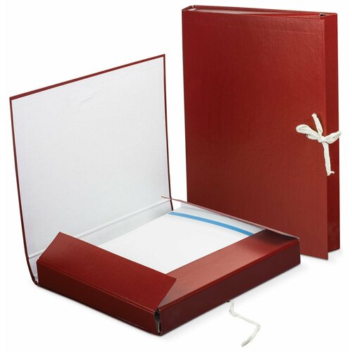 NNB Папка для бумаг архивная А4 225х310 мм 30 мм 2 завязки бумвинил до 250 листов 120253 371₽