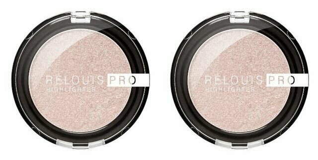 Relouis Хайлайтер компактный Pro highlighter тон 01 Pearl 5 г,2 шт