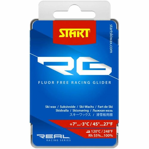 Парафин START RG GLIDER RED 60г +7.-3 парафин start rg ultra 7 3 c red 60 g