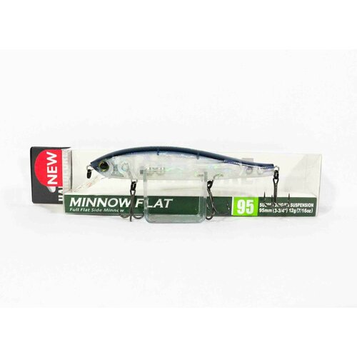 фото Duel/yo-zuri, воблер hardcore minnow flat 95sp, 95мм арт. r1360, ghpb duel & yo-zuri