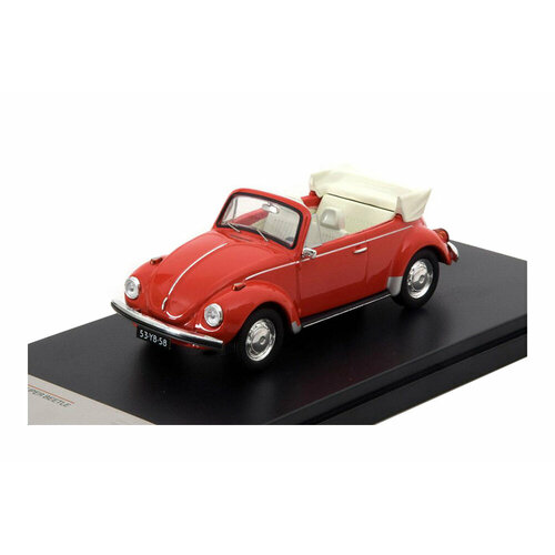 VW beetle convertible red