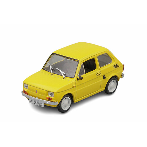 Fiat 126P автолегенды СССР #169 yellow / fiat 126P автолегенды СССР #169 желтый