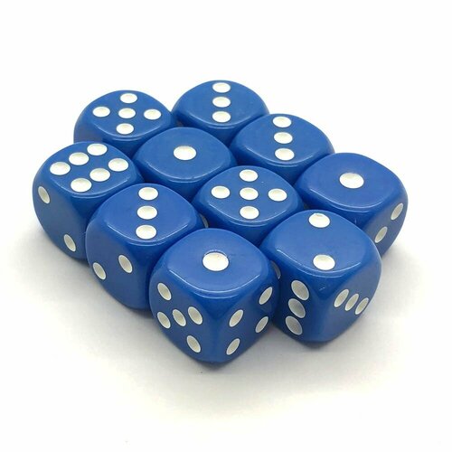 Набор кубиков Stuff-Pro Dice STUFF-PRO d6 (10 шт, 16мм, стандарт) синий stuff pro набор кубиков stuff pro синий золотистый