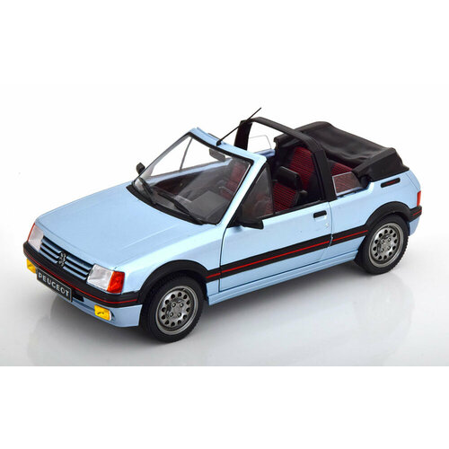 Peugeot 205 cti convertible 1989 light blue metallic