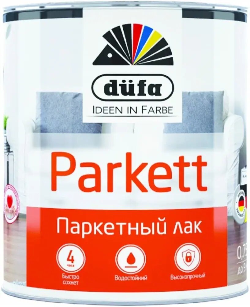 Паркетный лак Dufa Retail Parkett 750 мл полуматовый