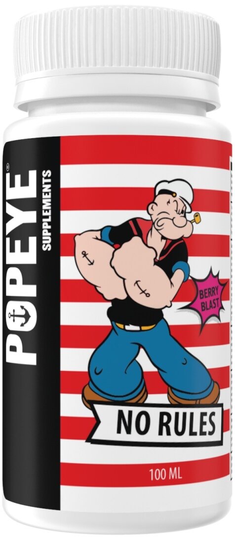 Popeye Supplements No Rules Shot 100 мл (ягодный взрыв)