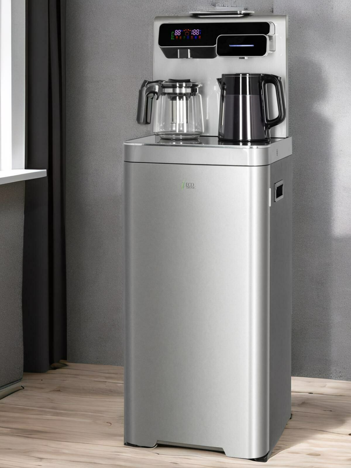 фото Кулер с чайным столиком Тиабар Ecotronic TB44-LE silver