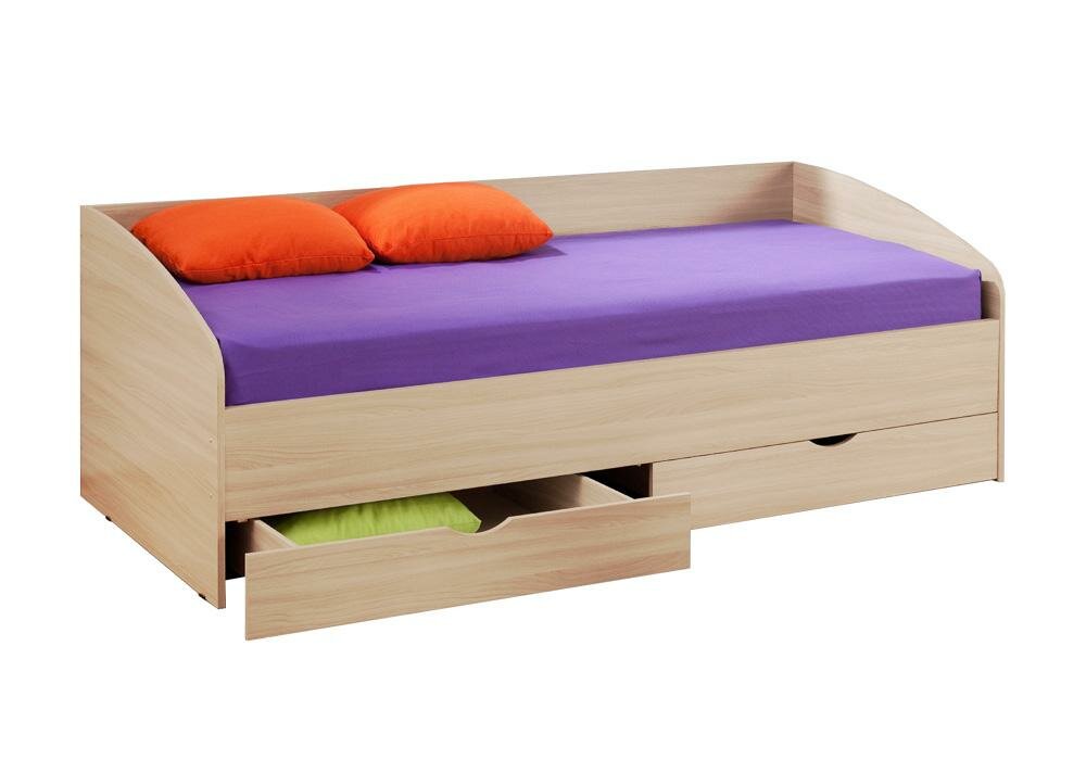 Кровать для ребенка Боровичи-Мебель Соня дуб сонома 204х94х70 см