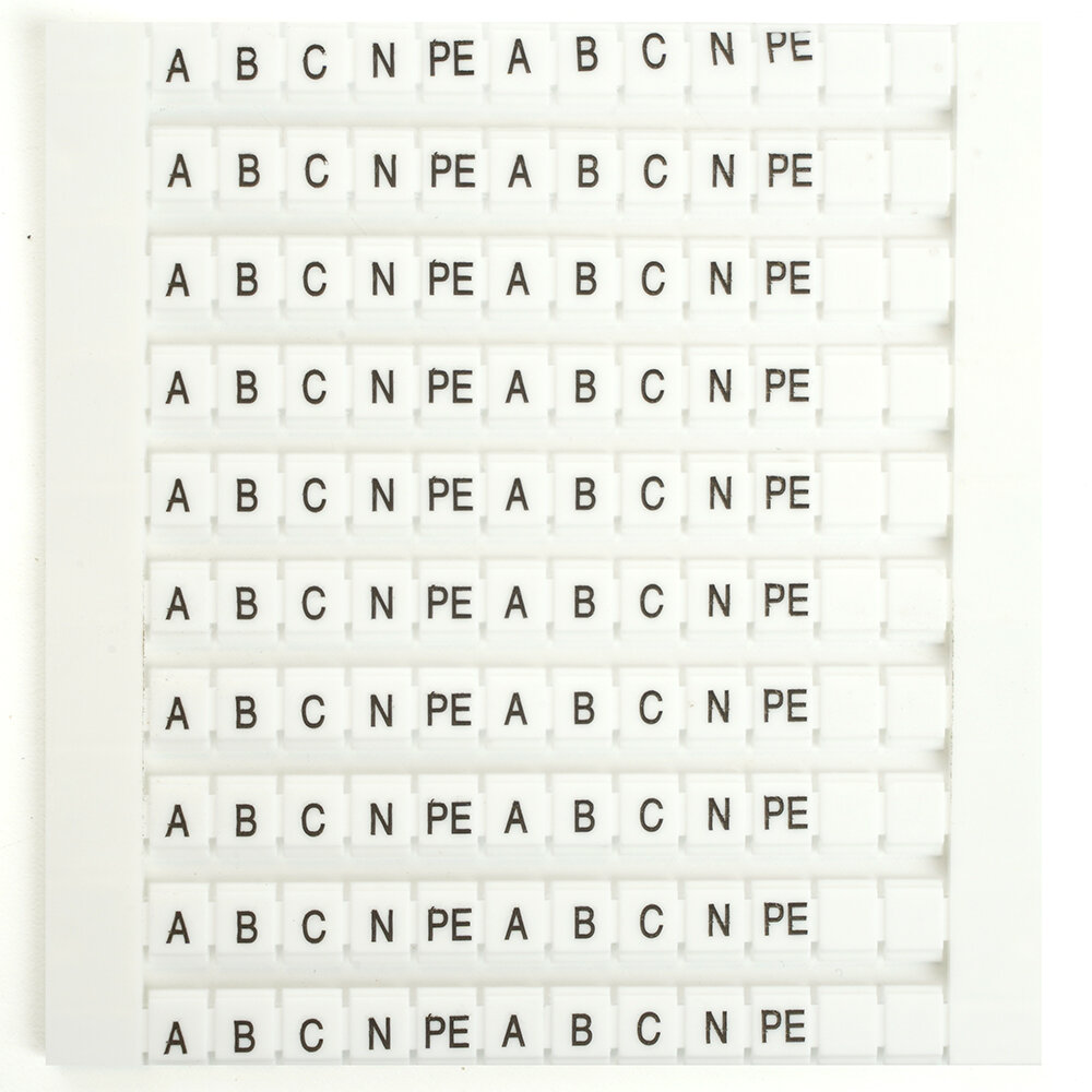 Маркеры для ЗНИ (JXB ST) буквы A,B,C,N,PE LD556-6 - фотография № 2