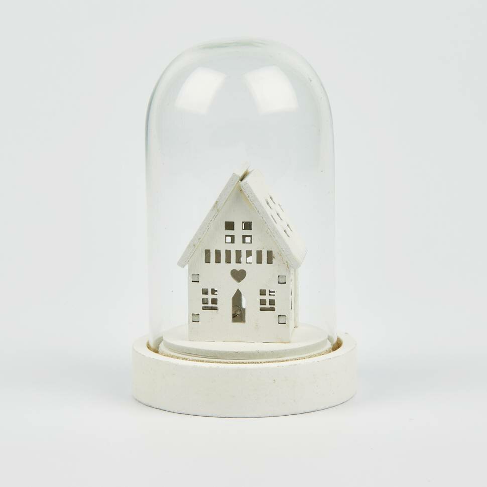 фото Фигурка светодиодная домик Белый теплый UL-00008591 ULD-F030 WARM WHITE XMAS3